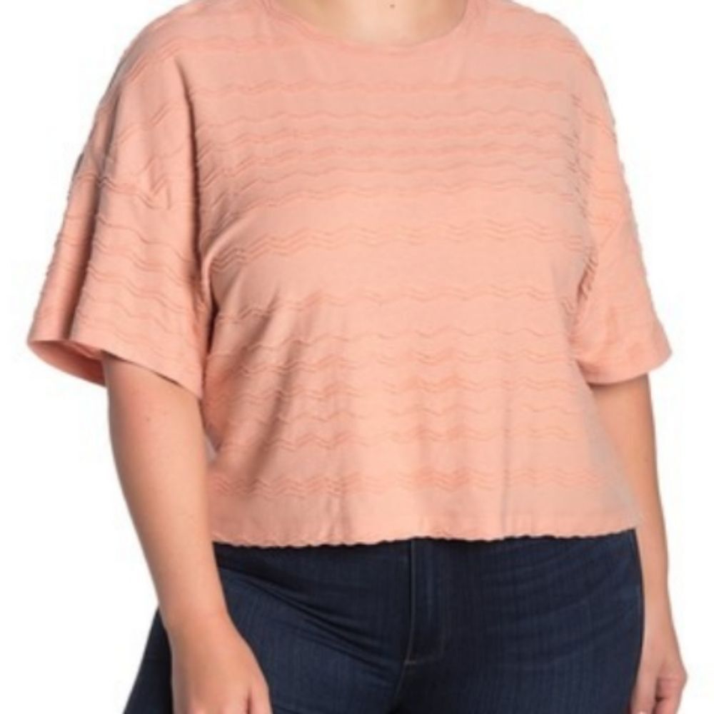 Madewell Textured Crop Top - Size Large - Picture 7 of 9